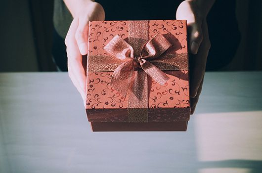 Tapioka-Anwendung für Geschenkbox