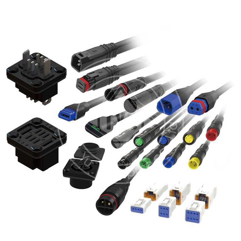 Waterproof cable series that are commonly seen in light electric vehicles.