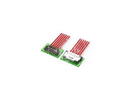 ピッチ1.20mmのワイヤーからボードコネクタ