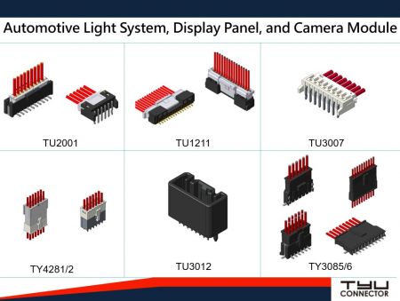 ऑटोमोटिव लाइट सिस्टम, डिस्प्ले पैनल और कैमरा मॉड्यूल
