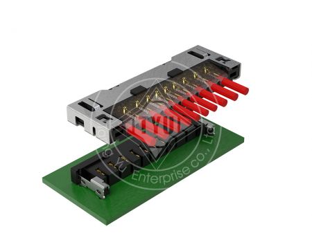 Laptop Batterij Connector Draad-naar-Board (8 voedingspinnen en 4 signaalpinnen)