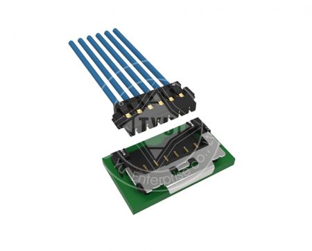 Pitch 1.20mm電源連接器 - 鉚壓式線對板連接器。