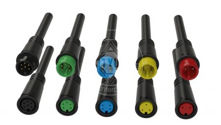 Outdoor Waterproof Cable (Signal Cable 2-6 pins) - Signal Cable 2-6 pins.