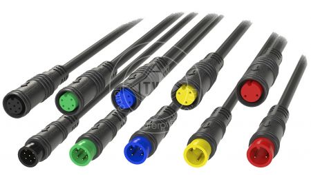 Outdoor Waterproof Signal Cable - Signal Cable 2 - 6 pins.