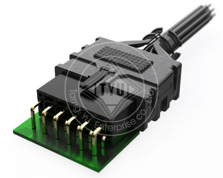 Wire-to-Wire-Verbinder mit einem Rastermaß von 5,70 mm.