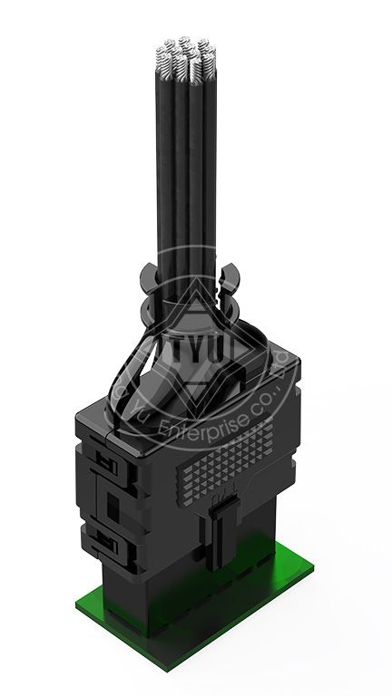 ピッチ5.70mmのワイヤー・ツー・ワイヤー・コネクター。