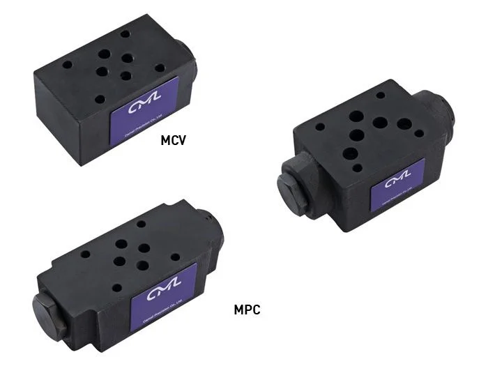 CML Valvulae Series Reprehensivae Modulares, Valvula Hydraulica, Valvula Sandwich.