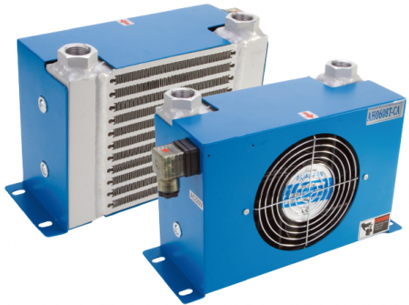 CML中高压型风冷式油冷却器AH0608LT-CA2。