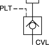 CML Válvula de precarga CPDF-16,24,32 Válvula hidráulica, Diagrama de circuito de válvula modular