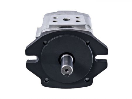 CML高压内啮合齿轮泵，内齿轮帮浦公制，轴心与连接取附面。