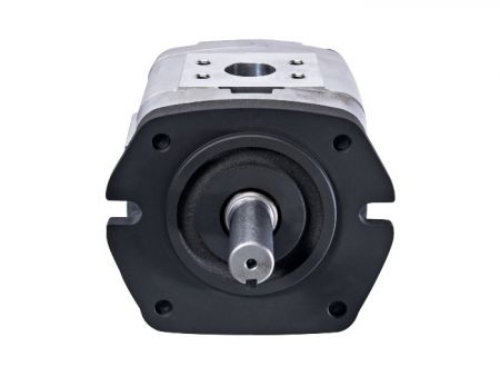 CML高压内啮合齿轮泵，内齿轮帮浦轴心与连接取附面4F英制。
