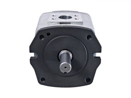 CML高壓內嚙合齒輪泵，內齒輪幫浦軸心與連接取附面5F英制。