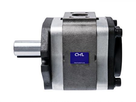 CML伺服節能型英制內嚙合齒輪泵軸心與連接取附面。