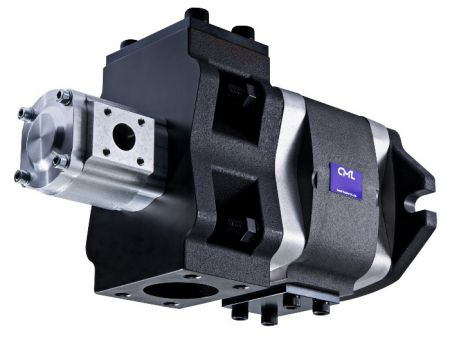 CML全懋 + 艾可勒內嚙合齒輪多聯泵，齒輪幫浦，液壓泵，油泵。