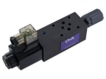 Válvula de mariposa operada por solenoide modular MST - CML Válvula de estrangulamiento operada por solenoide modular.