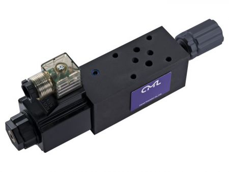 Válvula de Estrangulación Operada por Solenoide Modular MST - CML Válvula de Estrangulación Operada por Solenoide Modular.