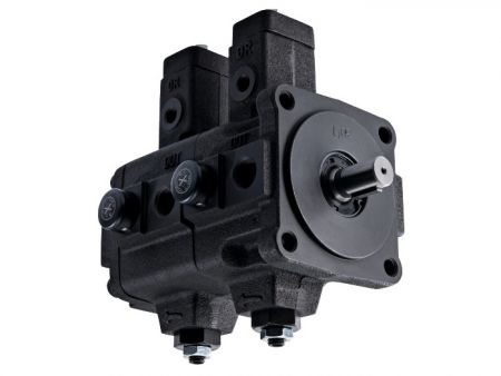 CML 雙聯低壓變量葉片泵DF 30-40L/min 平鍵軸心。