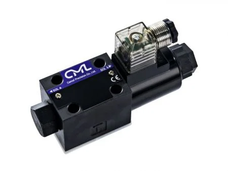 High Flow Type Solenoid Valve WH42-G02-B2-D24-N Din connector, Socket type.