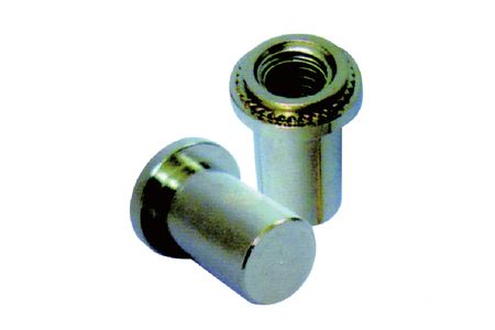 Self-Clinching Blind Pressed Nut - Blind pressed clinching nut gives a space between two metal sheets, strong, load-bearing internal threads to a relatively thin piece of soft sheet metal with high push-out and torque-out resistances
