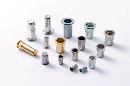 Blind Rivet Nuts / Studs - Blind rivet nuts and closed end blind rivet nuts are internally threaded hardware fasteners, which are in the shape of round, hexagon, full hexagon, and square