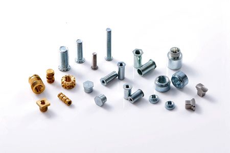 Self-clinching Fastener Parts - Fasteners with inner thread self-clinching Nut, Self-clinching Stud and Self-clinching Standoff are very typical and common in the self-clinching fastener parts category