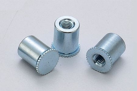 Self-Clinching Lock Nut - Self-clinching lock nuts give a space between two metal sheets, strong, load-bearing internal threads to a relatively thin piece of soft sheet metal with high push-out and torque-out resistances
