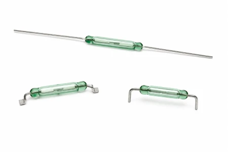 Familia de 10mm - Hacia interruptores de lengüeta de terminal recta y SMD de 10 mm