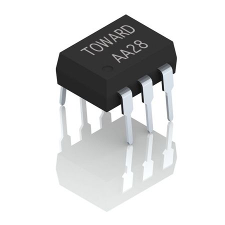40V/4.5A/DIP-6 Relay Keadaan Pepejal - DIP-6, 40V/ 4.5A, RELAY SSR SPST-NO (1 Borang A)