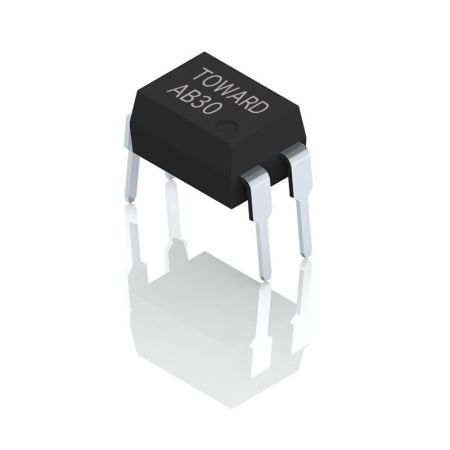 Relé de Estado Sólido 400V/120mA/DIP-4 - DIP-4, 400V/ 120 mA, RELÉ SSR SPST-NO (1 Forma A)