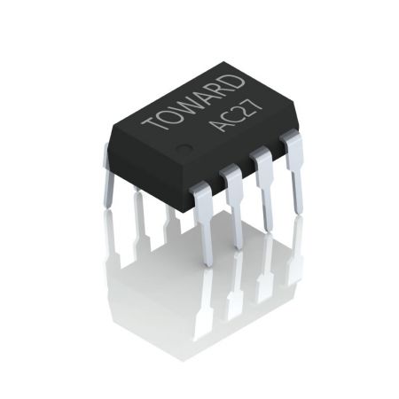 60V/1.2A/DIP-8 Relay Negeri Pepejal - 60V/1.2A SSR RELAY 2xSPST-NO (2 Borang A)