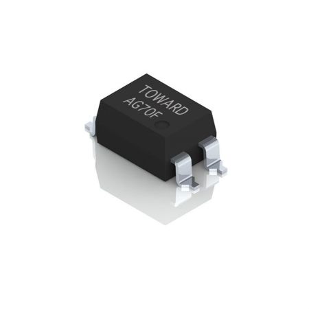 60V/440mA 光耦合继电器,SMD-4 - SMD-4,60V/440mA SPST-NC, 1 Form B