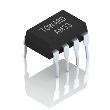 3300V/300mA/DIP8-6 Relay Keadaan Pepejal (SiC MOSFET) - DIP8-6, 3300V/ 300mA SSR RELAY SPST-NO (1 Borang A), SiC MOSFET