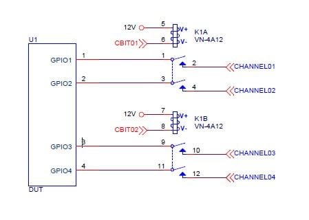 Diagramma del circuito della serie VN-4A