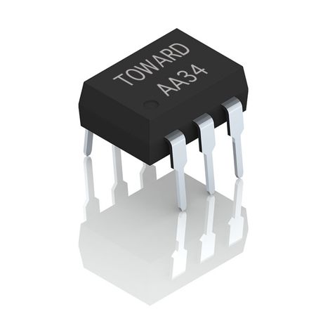 Relai Pepejal DIP-6 200V/200mA - DIP-6, 200V/ 200mA, RELAI SSR SPST-NO (1 Bentuk A)