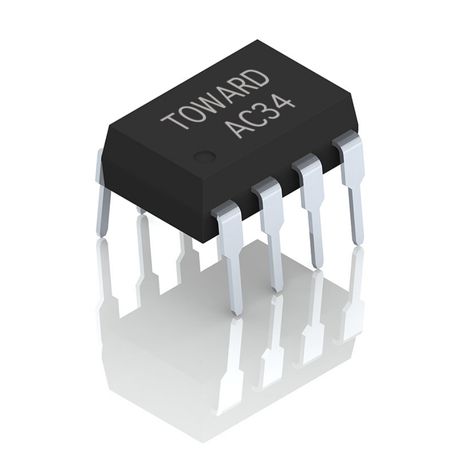 RELAI STATE PEPEJAL 200V/180mA/DIP-8 - DIP-8, RELAI SSR 200V/180mA 2xSPST-NO (2 Bentuk A)
