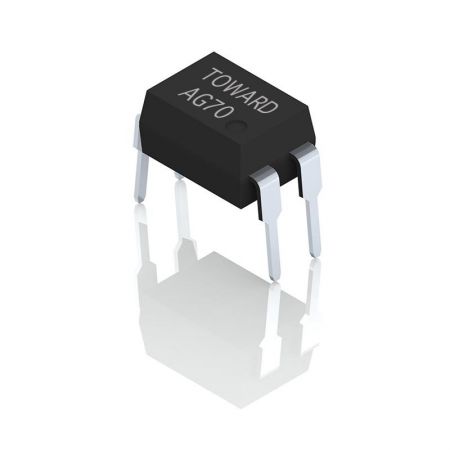 60V/440mA/DIP-4 Solid State Relay - DIP-4, 60V/ 440mA SSR RELAY SPST-NC (1 Form B)