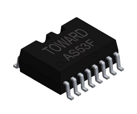 Relé de Estado Sólido 3300V/350mA/SO16 (MOSFET SiC) - RELÉ SSR SO-16, 3300V/350mA, Distância de Fuga > 8mm, SPST-NA (1 Form A), MOSFET de SiC