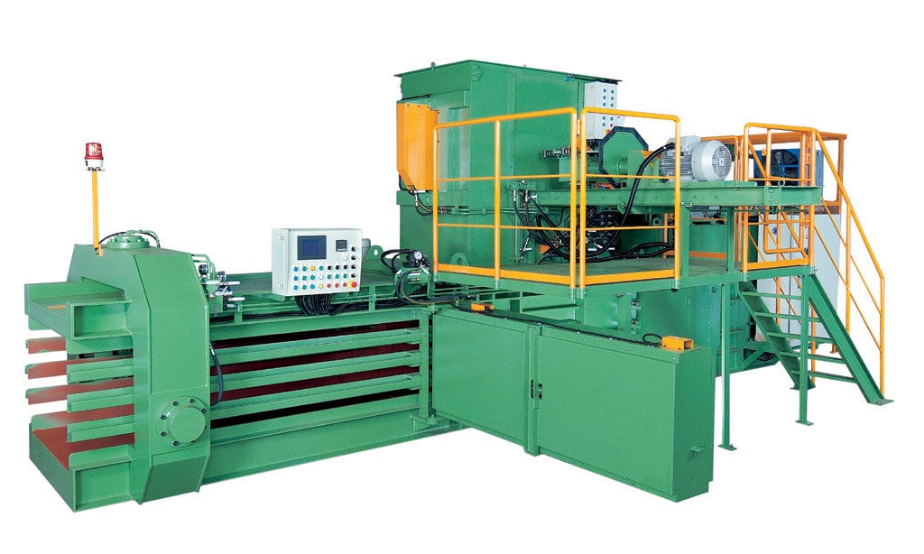 स्वचालित क्षैतिज बेलिंग प्रेस मशीन - टीबी 091,180