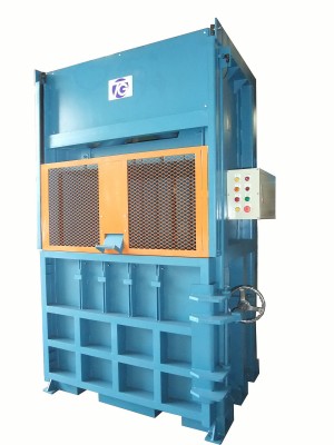 Máquina prensadora de balas vertical para residuos - Serie TVB