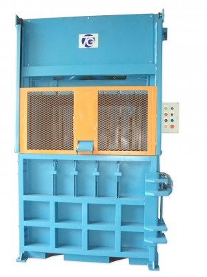 آلة ضغط بالات النفايات العمودية TVB1208T