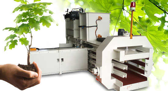 Techgene Machinery - Horizontal baler TB-0505