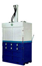 Máy ép tái chế rác thải thẳng đứng của Techgene