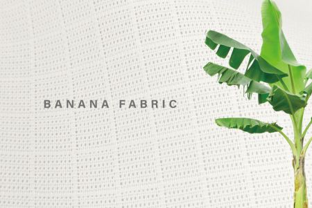 純粹由香蕉植物製成的香蕉纖維布料
