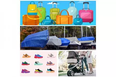 Nylon 6, Nylon 6.6, Poliestere, Misto Nylon/Poliestere, da 40 Denari a 3600 Denari.