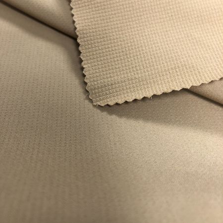 Polyester 4-Way Thermal Stretch Double Face Fabric