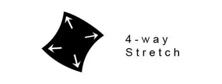 4-Wege-Stretch-Stoff