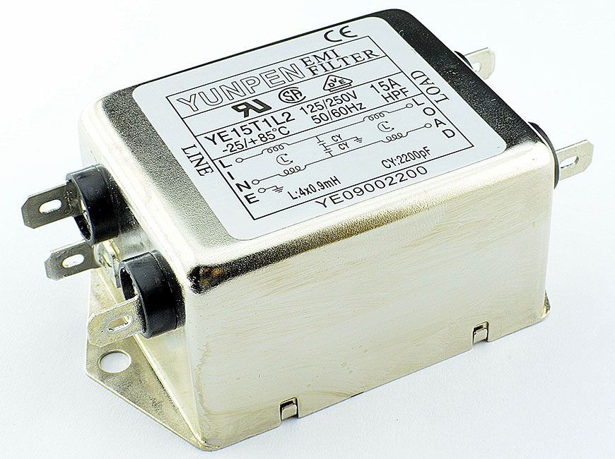 Filtro Di Rete Antidisturbo EMI Per Dispositivi Elettrici Elettronici 250V 10A - Foto 2