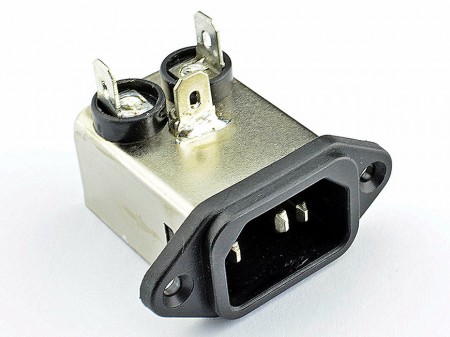 Fast-on connection and flange mounting IEC Inlet Filters YA-T1