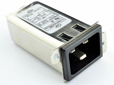 Fast-on connection and flange mounting IEC Inlet Filters YMA20A1-MA - Fast-on connection and flange mounting YMA20A1-MA integrates an IEC inlet type C20 and filter with noise suppression in a slim form factor.