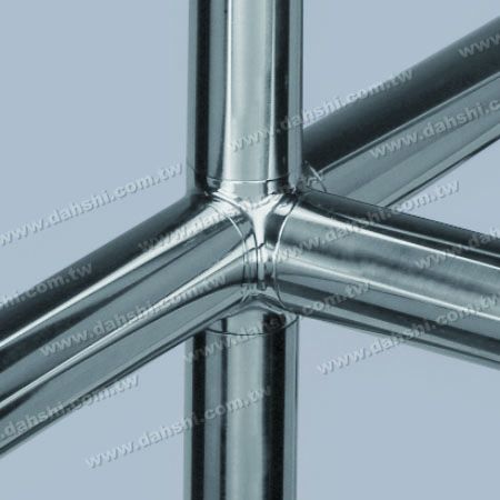 S.S. Round Tube Internal Connector 5 Way Out - Stainless Steel Round ...